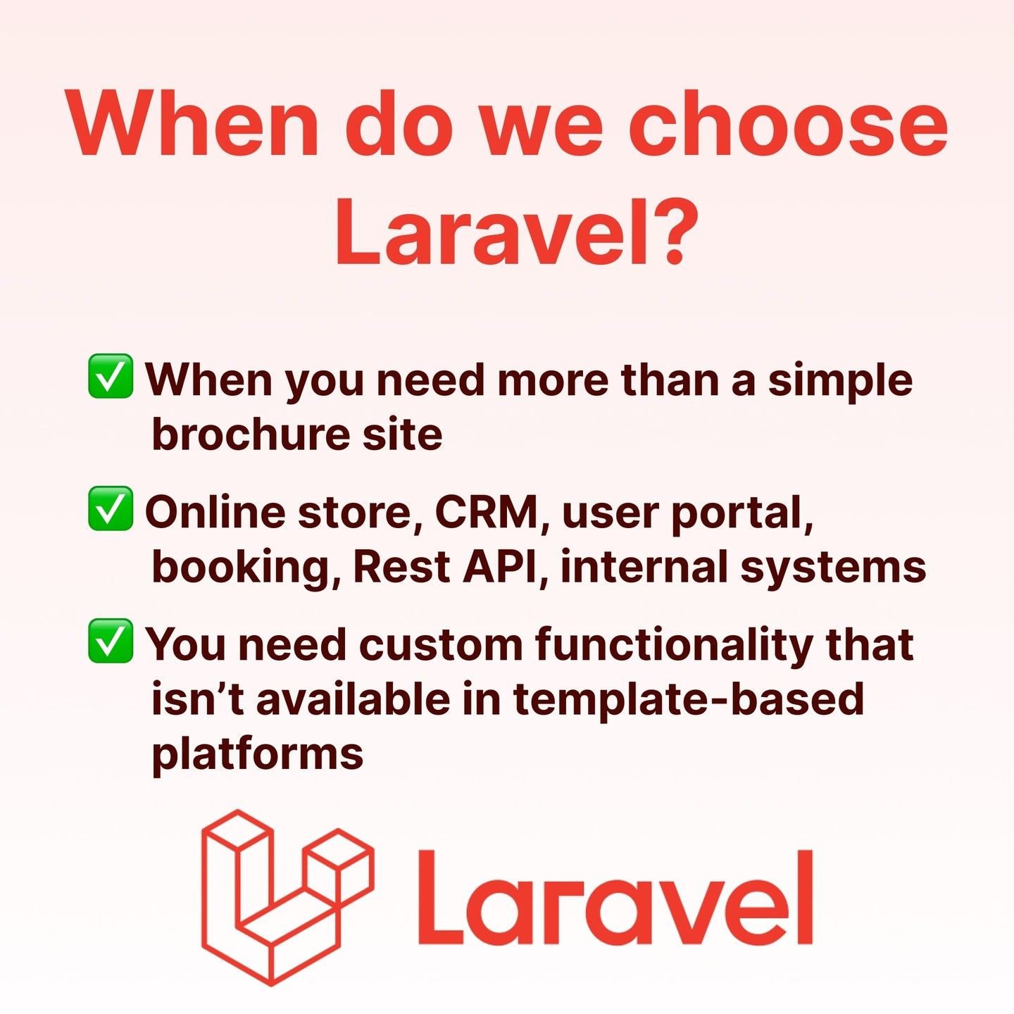 What is Laravel and why do we choose it to create websites?